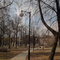 Фонарный столб. Весна