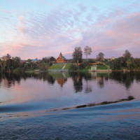 Вечер на Неве.