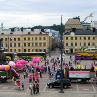 Парад на площади Хельсинки