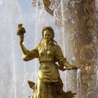 Фрагмент культового фонтана