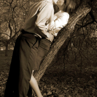 Поцелуй в парке