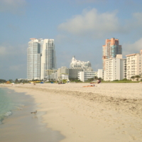 Пляж в Майами