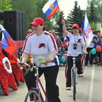 Вело-пробег в День Победы.