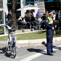 Полиция и велосипеды