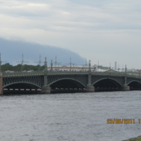 Дворцовый мост Питера.