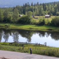 Бабуля путешественница.