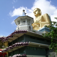 Храм Будды в Шри Ланке.