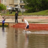 Когда лужи были большими.