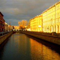 янтарный город перед зимой...