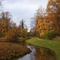 Парк, пруд, остров