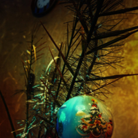 Новогодняя пальмо-елка.