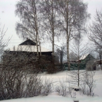 Зимний пейзаж (вид из окна)
