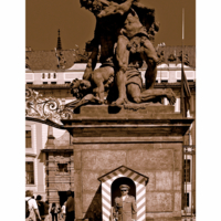 Попробуй, шелохнись, служивый! 