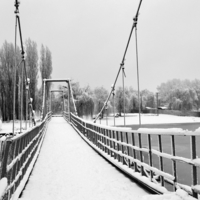 мост в зимнюю сказку