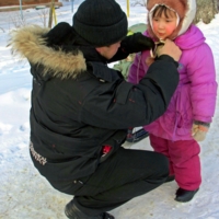 Папина забота.