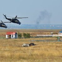 На боевом