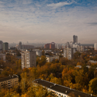 Мой город в осеннем наряде.