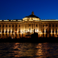 Золотые огни Санкт-Петербурга.