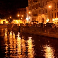Ночной Петербург.