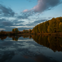 В зеркале осени.