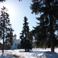 Дорога к храму.