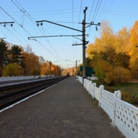 Осень на железной дороге.