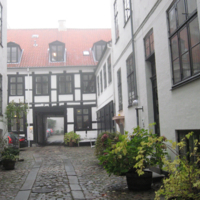дворик в Копенгагене