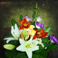 Букет к празднику.