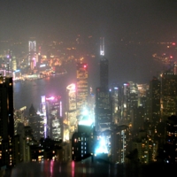 Гонконг вечерний
