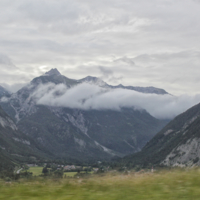 Облака в Альпах