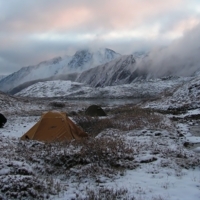 Холодная ночёвка в горах