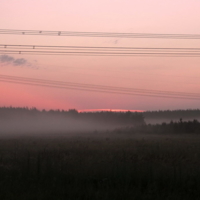 Восход в тумане