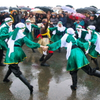 танцы под дождём