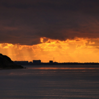 Города вечерний силуэт