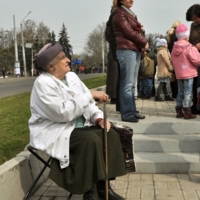 На городском празднике