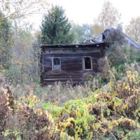 Осень в заброшенной деревне