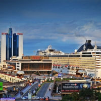 Выше здания вокзала