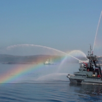 Праздничная радуга.