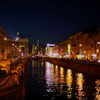 Ночной Питер.