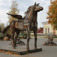 Осталось покрасить в голубой...