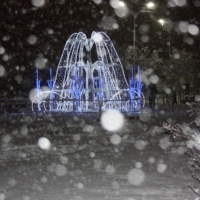 Зимний фонтан.