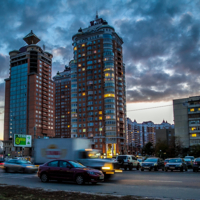 Тучи над городом...