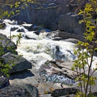 Среди каменных берегов.