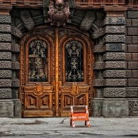 Дом учёных. Дверь учёных