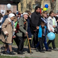 В День Победы.