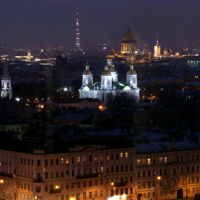 Петербург из окна гостиницы