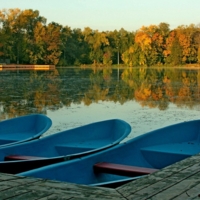 Осенний пруд.