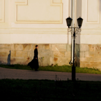 Свет,тень и послушник.