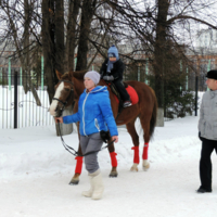 Не страшно,когда папа рядом.