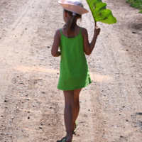 Под зеленым зонтиком )